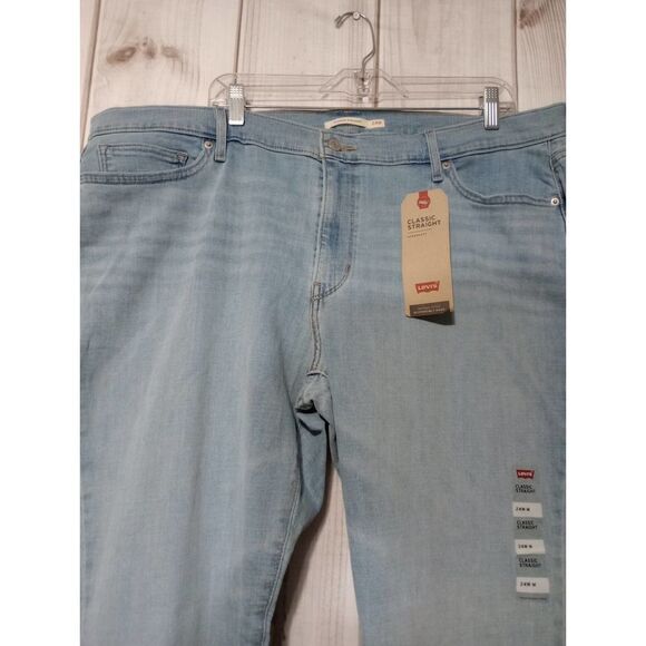 Levi's Jeans Ladies 24W Straight Mid Rise - Picture 3 of 7